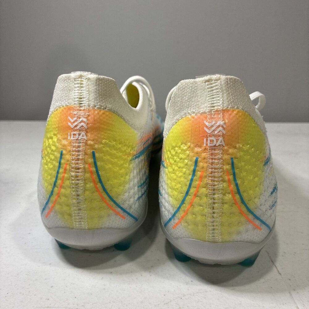IDA Women's Rise Elite FG/AG Soccer Cleats, Size 8.5- White & Blue - Picture 2 of 5